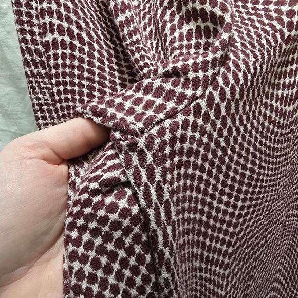 Urban Outfitters flared stretchy knit pants large high rise pull on fun casual - Picture 4 of 10